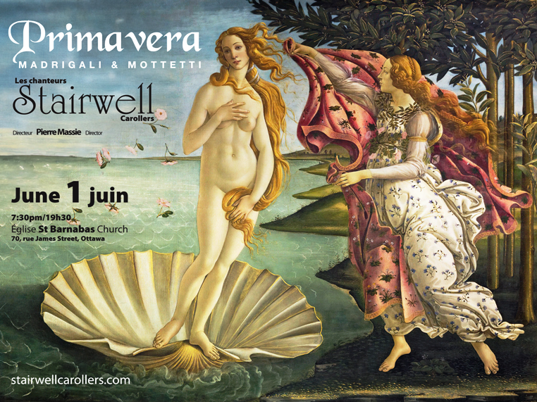 Stairwell Carollers Spring Concert, Sat, June 1st 2024 at 7:30 pm